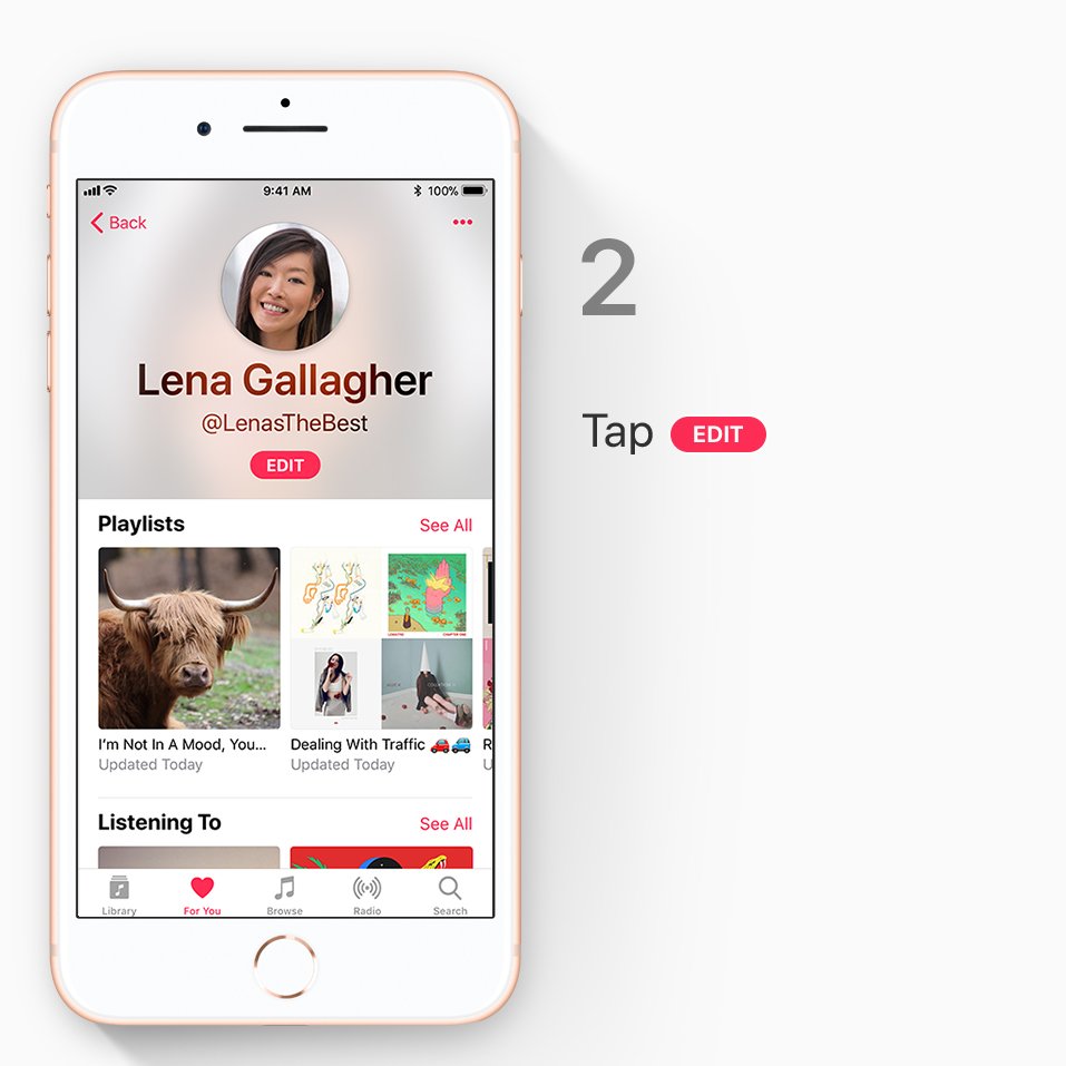 AppleSupport's tweet image. Share your favorite music with the world or keep the hidden gems to yourself. You choose which of your Apple Music playlists get shared.
