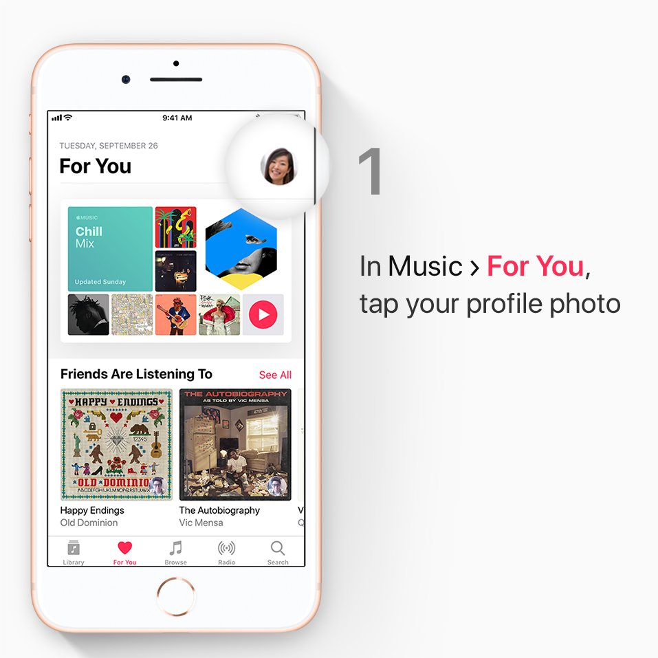 AppleSupport's tweet image. Share your favorite music with the world or keep the hidden gems to yourself. You choose which of your Apple Music playlists get shared.