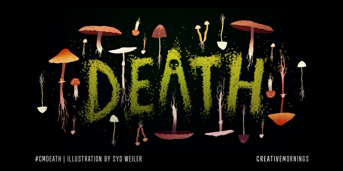 NOVEMBER'S THEME IS DEATH, chosen by our Miami chapter! Illustrated by <a href="/SydWeiler/">Syd Weiler✨</a> Thanks to @MailChimp <a href="/Shutterstock/">Shutterstock</a> <a href="/Adobe/">Adobe</a>, and <a href="/WordPress/">WordPress</a>