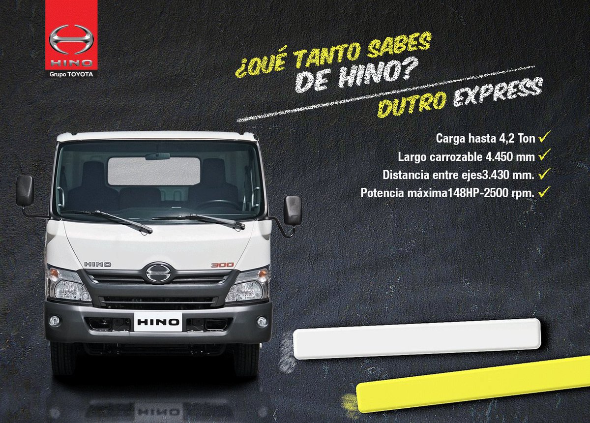 HinoColombia's tweet photo. #DutroExpress, un camión que se caracteriza por su versatilidad y rendimiento.
Cotiza en línea: https://t.co/cWZe0VEtx8 https://t.co/4sqPiByNO9