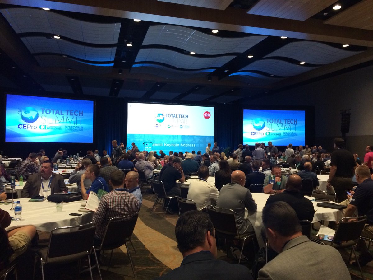 commintegrator's tweet image. Packed opening keynote at #totaltechsummit