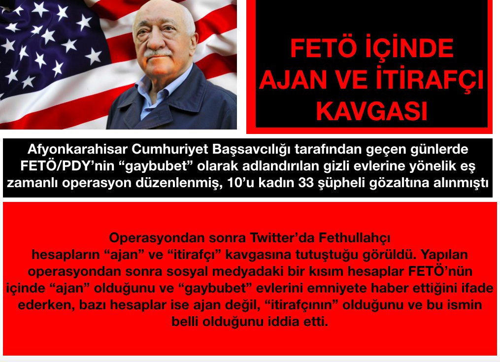 SSSBBL777's tweet photo. FETÖ İÇİNDE AJAN VE İTİRAFÇI KAVGASI -  YAZININ DEVAMI 👉🏼https://t.co/qJ1RhqsQQ1  @Voltran_1 @arayishaberant2 https://t.co/4UYeBVIbka