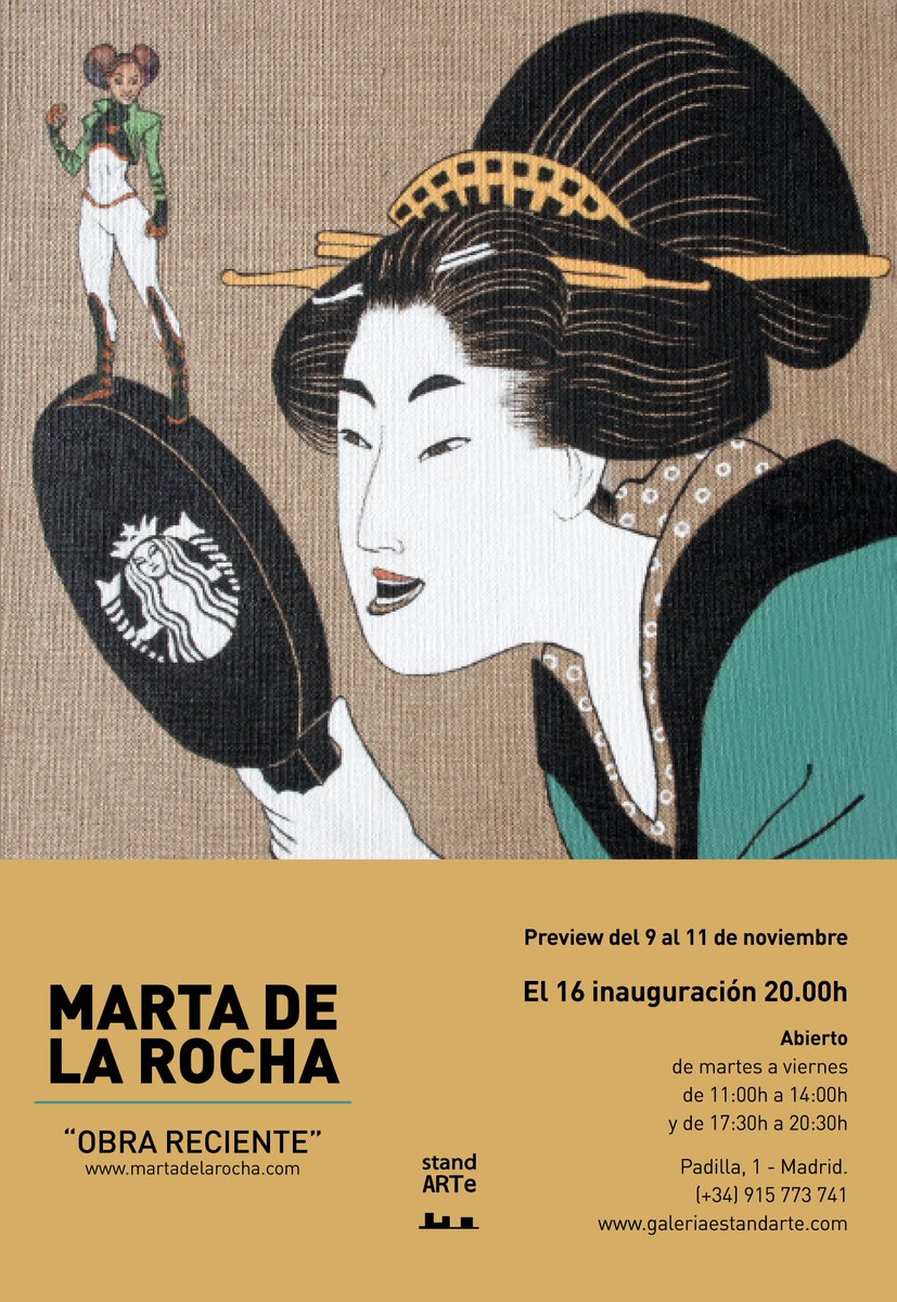 AliciaPuleo's tweet photo. Del 9 de noviembre al 1 de diciembre, exposición de la artista Marta de la Rocha @ReojoTalleres @AnadeMiguelAl @montserratboix https://t.co/x2ajzOwfg9