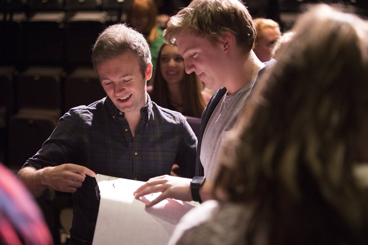 dazzleawardsCLE's tweet photo. Thanks Jeremy Morse of @WaitressMusical for working with #DazzleAwards students in a vocal master class! #WaitressCLE https://t.co/1FwD6e5A4i