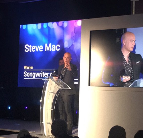 umpg_uk's tweet image. Congratulations to @SteveMacProd who has been awarded 'Songwriter of the Year' @musicbizworld A&amp;amp;R awards #musicbusinessworldwide #mbw 🏆