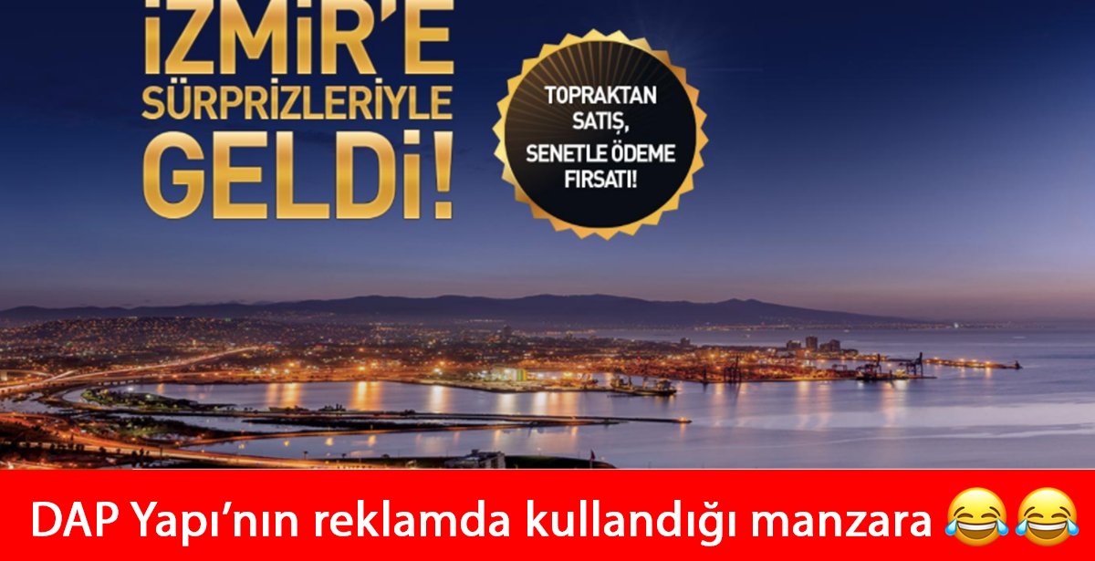 AsyaPress's tweet photo. @pacey666 @DapYapi Bunlar çakma görsellerle ev satmaya çalışıyor ancak. İzmirin içine ediyorlar haberleri yok! https://t.co/hs1TsAeXEZ