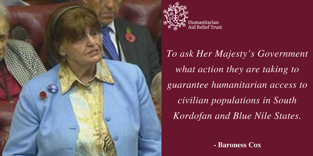 HARTnews's tweet photo. See the #UK Government's answers to Baroness Cox's questions on human rights in #Sudan here: https://t.co/J3ISP2tvpY https://t.co/dXLp40qHUq