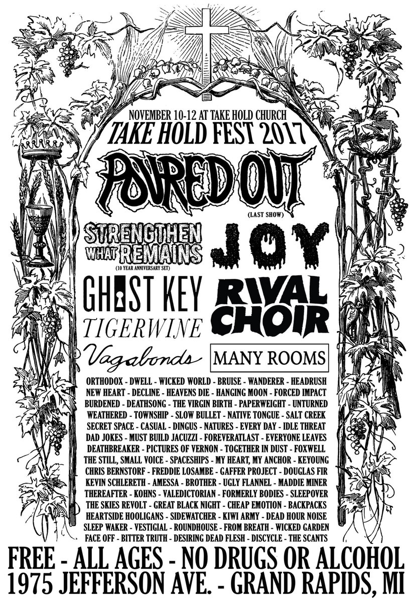 Tour starts next week! Take Hold Fest too!
Who comin?