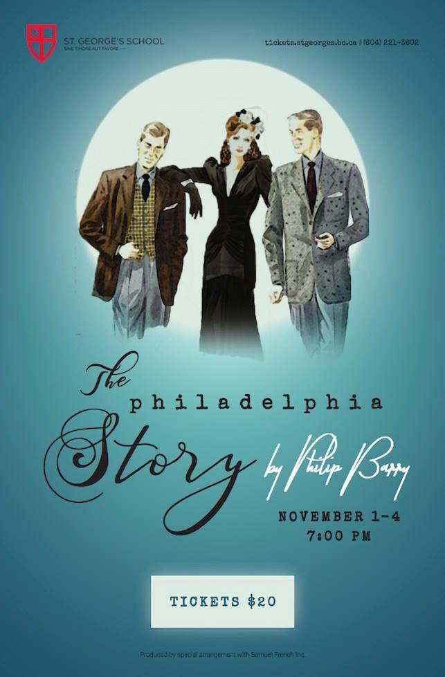 sgscreed's tweet photo. The Saints Players will be performing "The Philadelphia Story" this week. Be sure to come out and support the boys! https://t.co/Tc9sZ49u2h