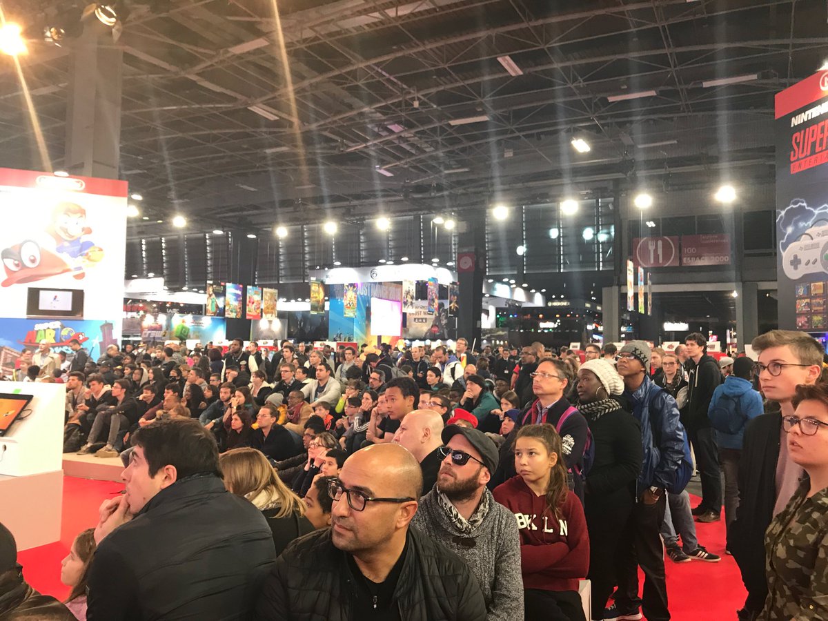GillesBroise's tweet photo. Y avait du monde chez #NintendoPGW à la #PGW2017 @TEAMREVOLUTIONR #RRTech #madebyus https://t.co/Hp5pvkZZrL