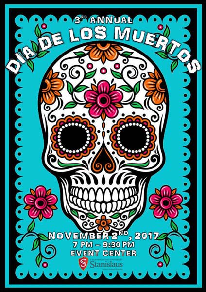 Tomorrow November 2nd, join us for Dia de los Muertos at the Event Center 7:00-9:30pm <a href="/stan_state/">Stanislaus State</a>