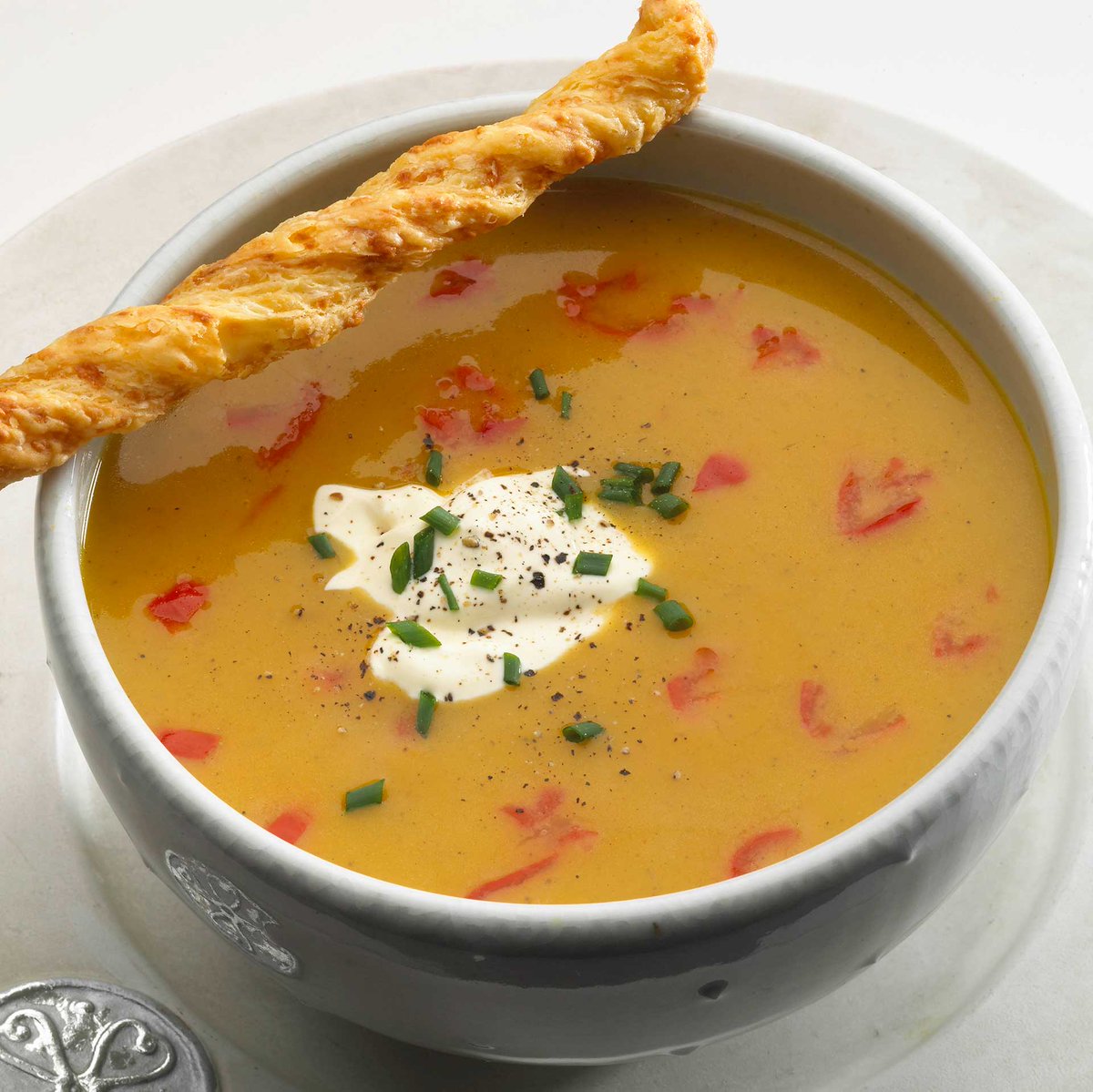 PeppadewUSA's tweet photo. Feeling Fall? Cozy up to some Sweet Butternut Peppadew Soup! https://t.co/OzUfnnhFIz https://t.co/hX7JKAHO4I