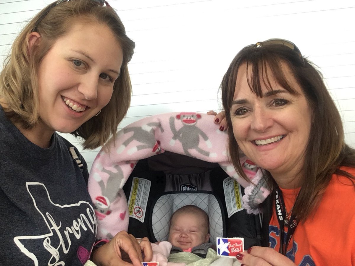 We voted and brought a first time voter with us!!#Katyisdvotes <a href="/KatyISDSupt/">katyisdsupt</a>  #MJEjags