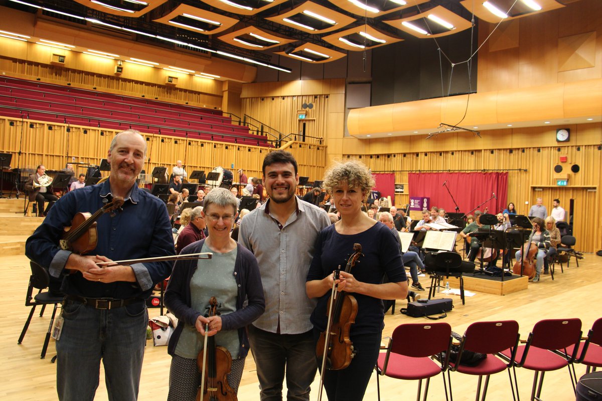 BBCNOW's tweet photo. Croeso Hugo from Patagonia! As a violinist &amp; teacher, Hugo is visiting to find out more about Wales &amp; our work #Patagonia150 #TwoYearsOn https://t.co/Y64skeoDiR