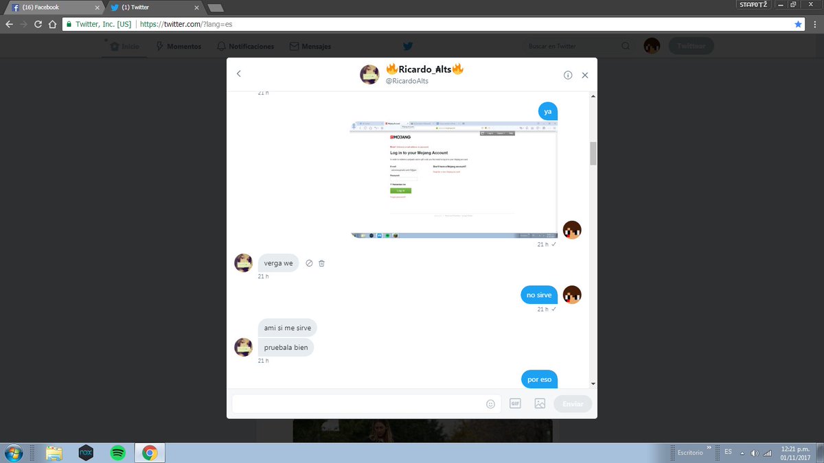 Stapotz's tweet photo. @RicardoAlts
es estafador ayuden a difundir.
fue un intercambio el me daba una FA y yo le daba mi cuenta con rango en webrating.paso una nfa https://t.co/HulZR7pNcs