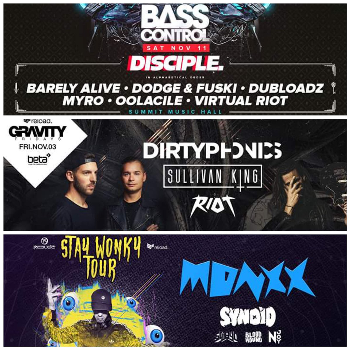 CecStocks's tweet photo. #Basscontrol2017 https://t.co/um0y9T6jRk #GravityFridays https://t.co/QVMX87IEOk
#StayWonkyTour w @monxxbeats https://t.co/gw8TmcTfG6 https://t.co/YDLPirzgLg