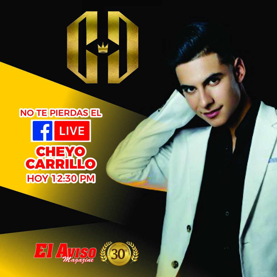elavisomagazine's tweet photo. #Cheyo #Carrillo nos visita esta tarde! en nuestro #facebooklive!
@xcheyoc !!!! #elavisomagazine #facebook https://t.co/0owHbhCc0E