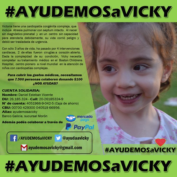 #AYUDEMOSaVICKY tweet media