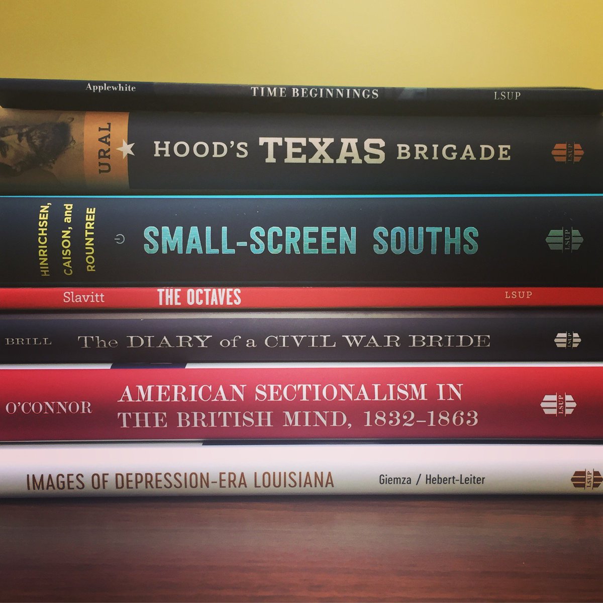 lsupress's tweet photo. Check out the LSU Press titles forthcoming this month! https://t.co/4XynQ0Fo4Q #NewinNovember #fall2017 https://t.co/XcfzyCuWx1