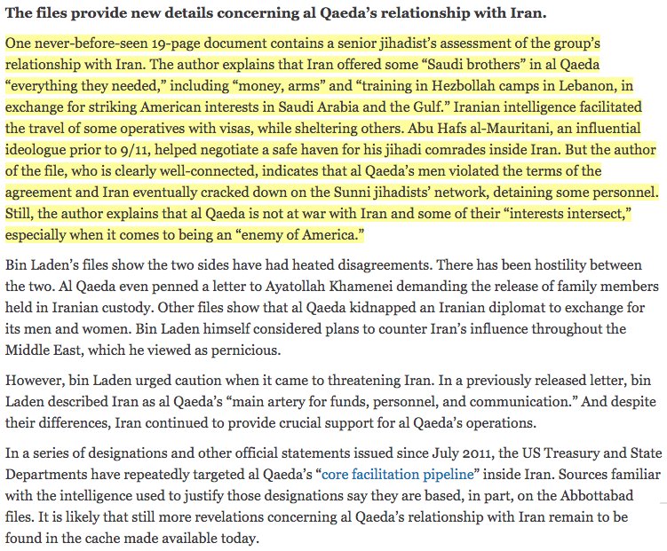bhweingarten's tweet photo. Eager to review newly released #OBLdocs, which apparently further detail #Iran-Al Qaeda links. https://t.co/iOE1aEvScw #JihadisOfAFeather https://t.co/MC8nzHMdd0