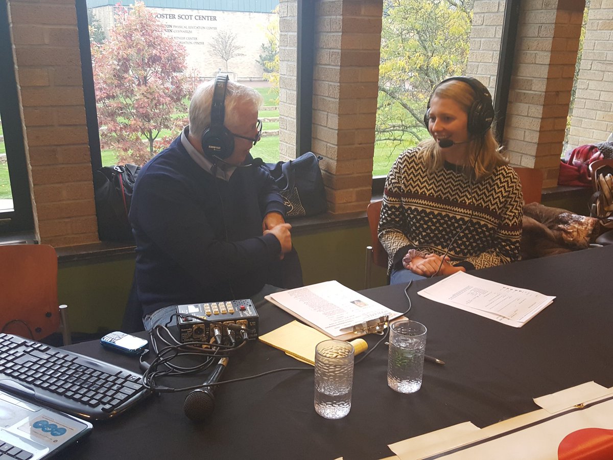 WoosterSports's tweet photo. Last half hour on the Ray Jeske Show! @EmmaFikse is up right now on https://t.co/anone8bPGE! #GoScots #NCACSwim https://t.co/H7yRelWDT8