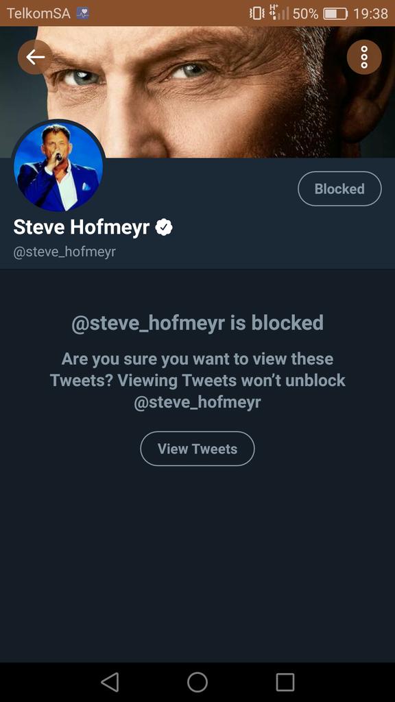 refiloera's tweet photo. Why are we blocking him๐๐๐๐ #BlockSteveHofmeyer https://t.co/qLEOn1vysZ