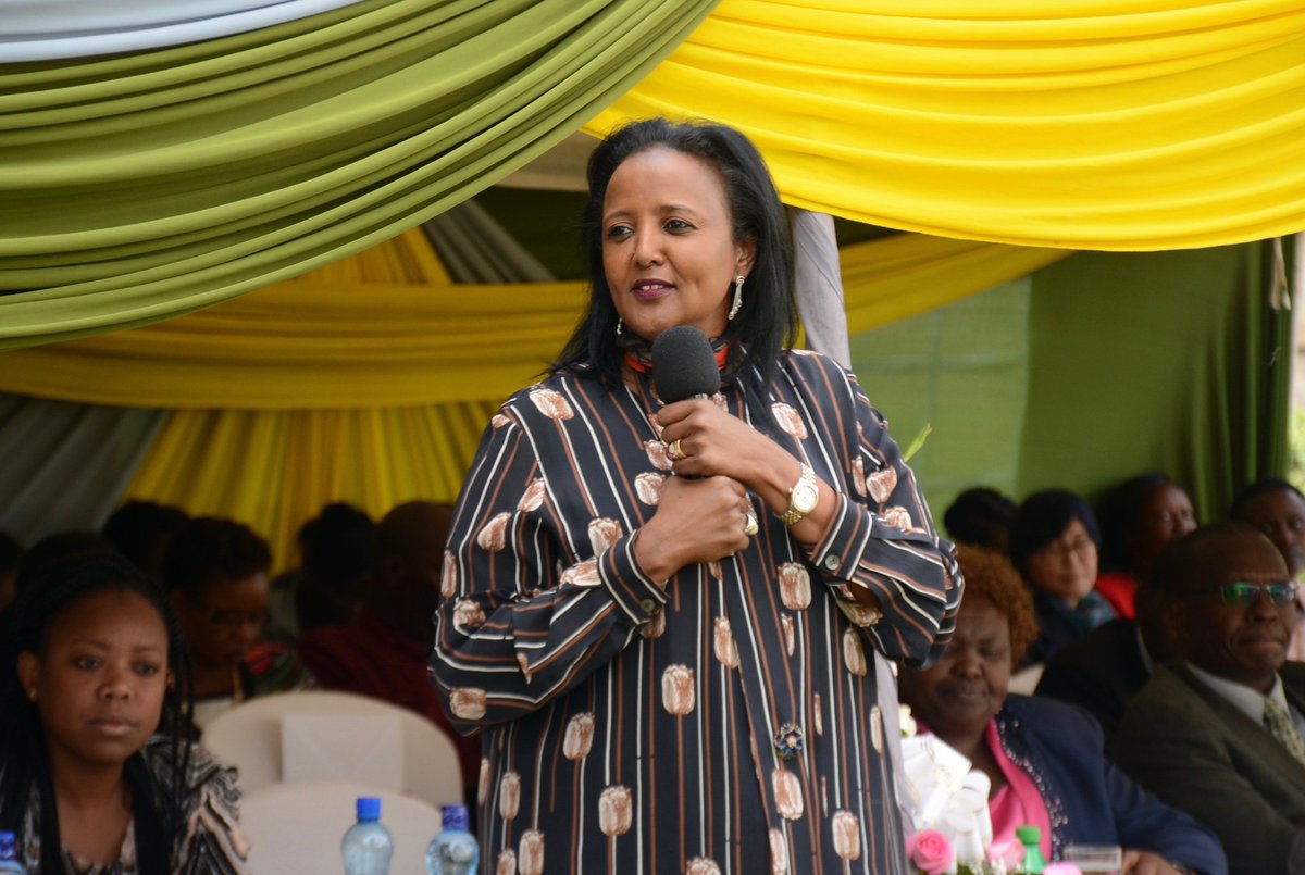 AMB_A_Mohammed's tweet photo. Hosted State House Girls Form Four Candidates for lunch and wished them every success in their forthcoming KCSE examination. https://t.co/NqmWvojYHC