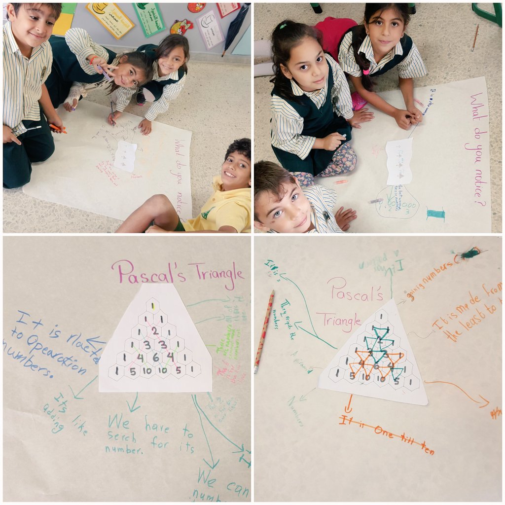 Yasminalou's tweet photo. 3rd graders rotated through various stations to discover how numbers can be extended #patternprompts @Hhhsinfo @dina_jradi @HenaineSamia https://t.co/PhAPB7vKee
