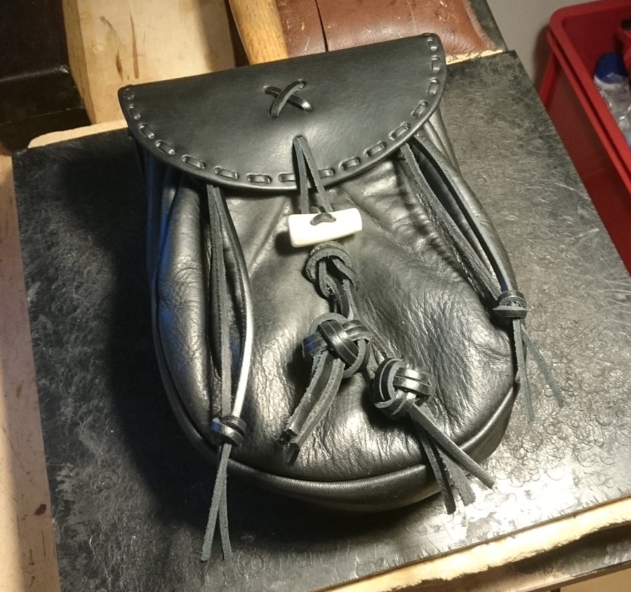 We received a 30 yr old Pibroch #Sporran from one of our customers for a refurbishment. Here it is ready for despatch and the next 30 yrs!