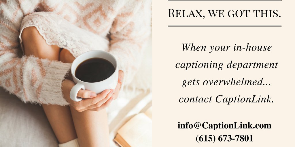 CaptionLink's tweet image. Consider us an extension of your #postproduction team! #film #television #subtitles #translation #transcription #captions