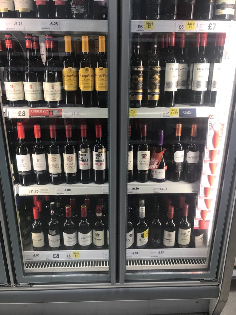 SallyRoberts_7's tweet photo. @Tesco Still red wine in the fridge! https://t.co/HzN3S2ii9W