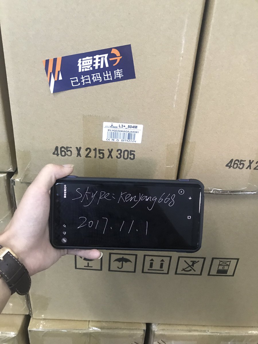 btceminer's tweet photo. Antminer show S9 L3+ D3 instock!! ! https://t.co/XPo3RV2wI2