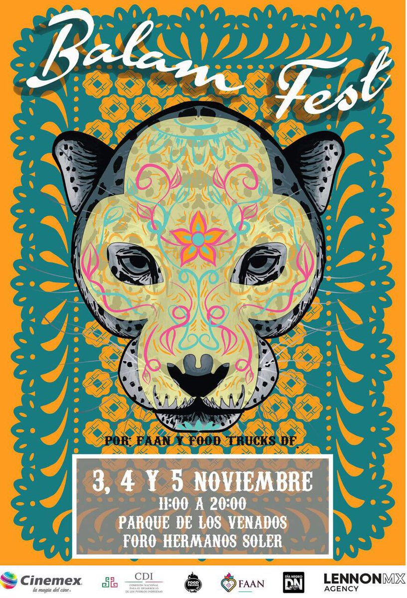 ¿Quieres apoyar a las mascotas afectadas por el #SismoCDMX? Lánzate este finde a #BalamFest en el Parque de los Venados. <a href="/FoodTrucksFest/">Food Trucks Fest</a> 🐶 🐱