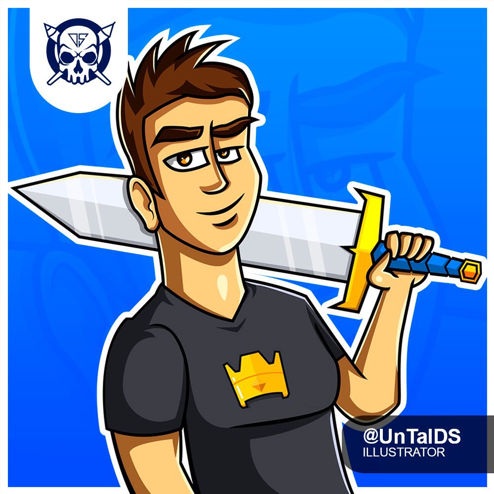 UnTalDS's tweet image. Ilustración terminada, cliente feliz #clashroyale 👌👌