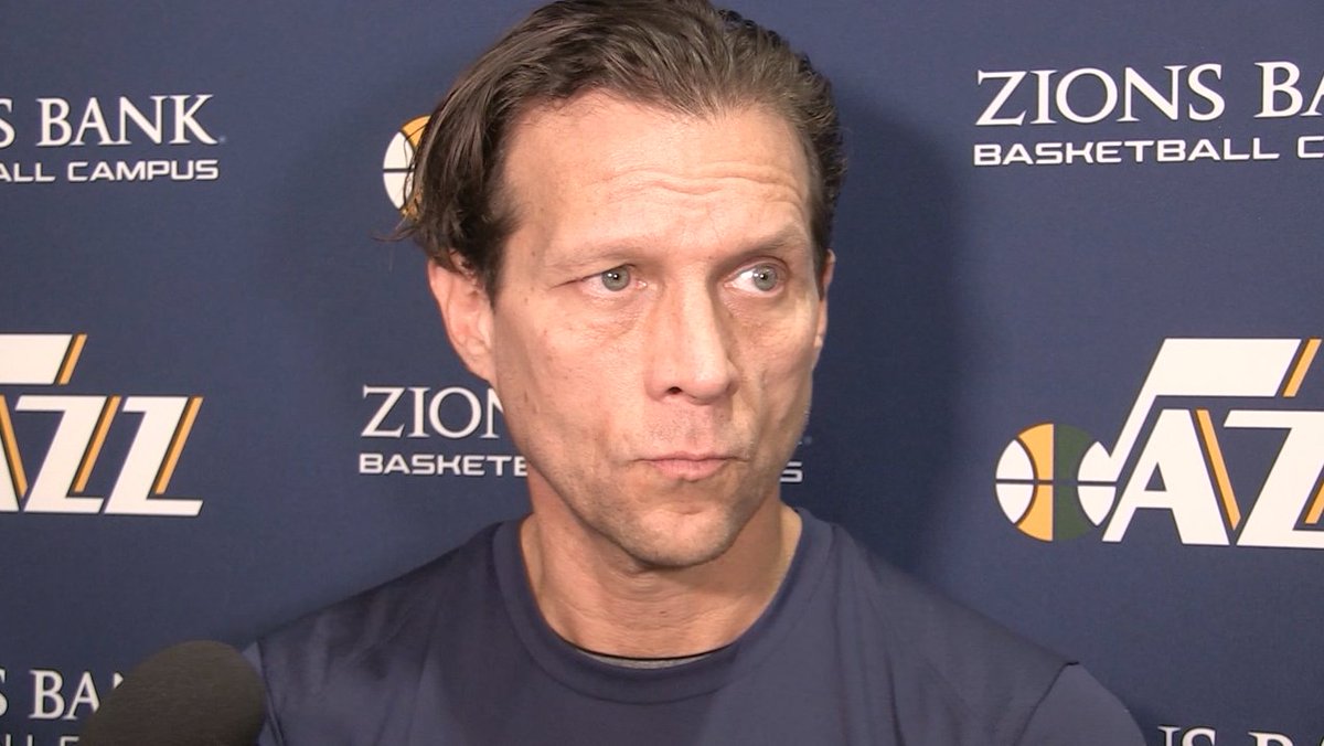 Head Coach Quin Snyder Shootaround Interview - 11.1.17  🎥: on.nba.com/2z5lwNC  #PORatUTA https://t.co/Pbn7f2iTog