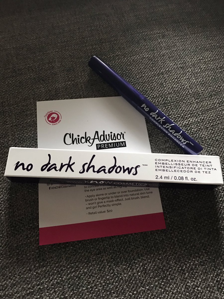 mov46's tweet photo. Thanks @ChickAdvisor for the No Dark Shadows by @knowcosmetics can't wait to try it #chickadvisorpremium https://t.co/8J9uI7NjT2