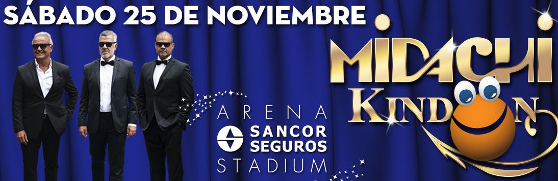 Viví un experiencia imperdible! 
Disfrutá el show de Midachi en #ArenaMaipú el 25 de Noviembre. 
 midachi.com.ar <a href="/ArenaMaipu/">Arena Maipú</a>
