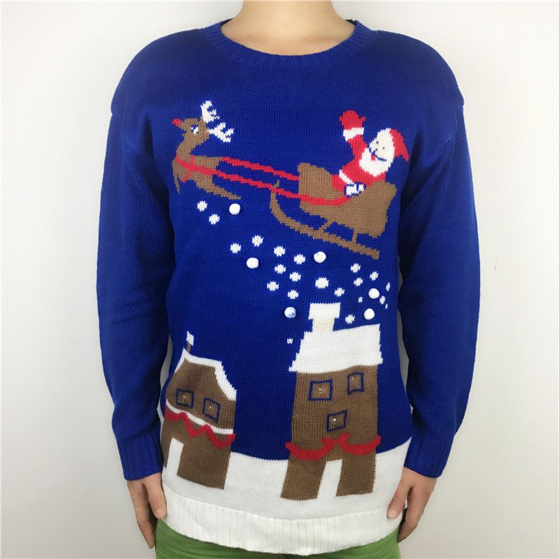 HappyJamboree's tweet photo. Happy Santa Riding A Sleigh Ugly Christmas Sweater https://t.co/OiwFLRuqqP https://t.co/wnU51FAVwo