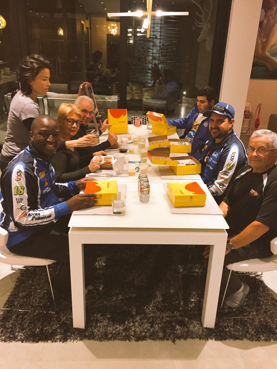 After big #halloween night with #crewchief <a href="/Tyler_Case_/">Tyler Case</a> &amp; friends enjoying #fastspeed #delivery @StHubert_Can