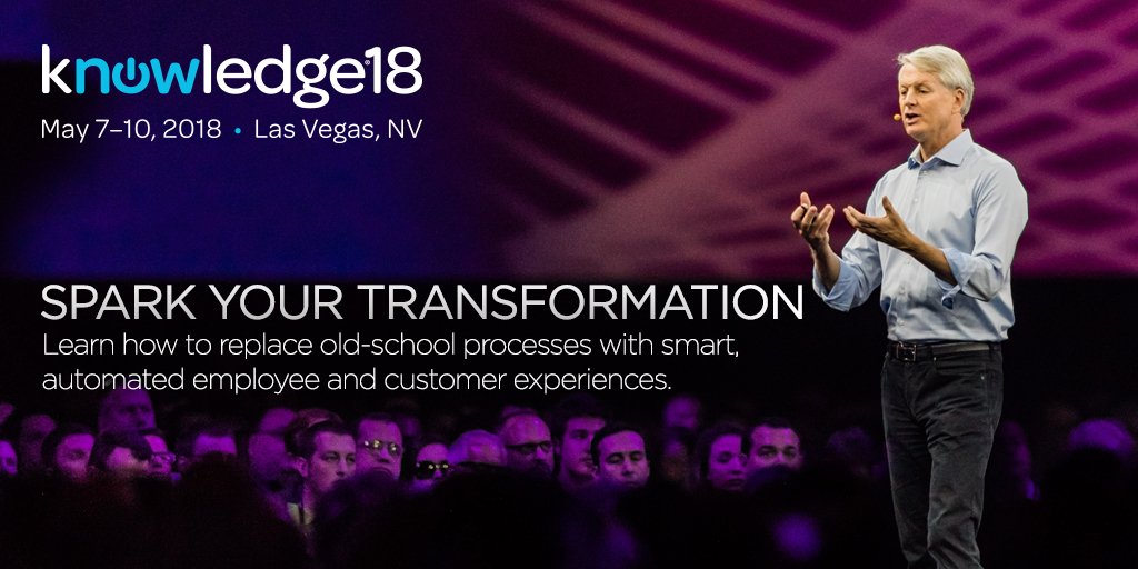 Replace old‑school processes with smart, automated employee and customer experiences. Discover how at #Know18: bit.ly/2z6yvMy