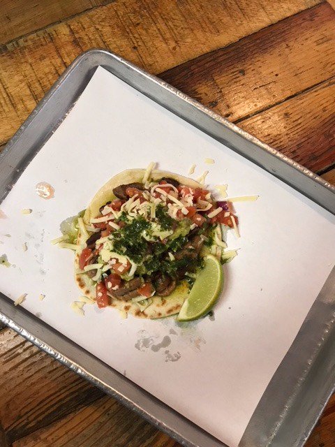 CapitalTacos's tweet photo. Say hi to our November special: The Amazonian. Pinto base with Carne Asada, Chihuahua Cheese, Pico, Guacamole, Chimichurri. #keepitcapital https://t.co/6cUgV8C2wv