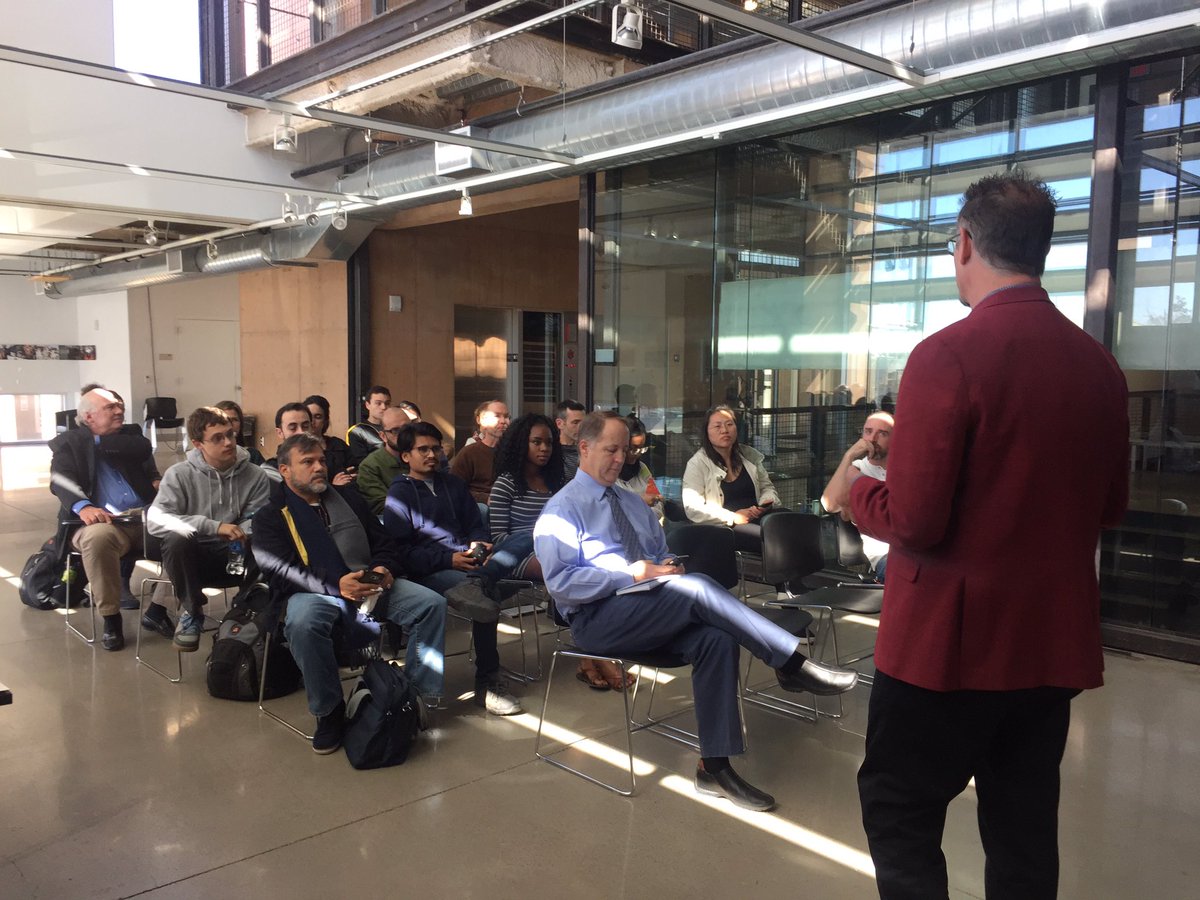 ALAC_NM's tweet photo. Harry Falconer of @NCARB giving the latest info to @unmsaap students in the gallery with Bob Calvani of #NCA Architects, @jimoschwald! https://t.co/k9MGg4Rlnh