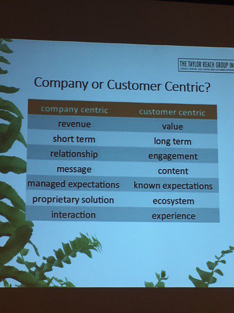 .@colinsataylor asks: Are you company or customer centric... #SCORE2017