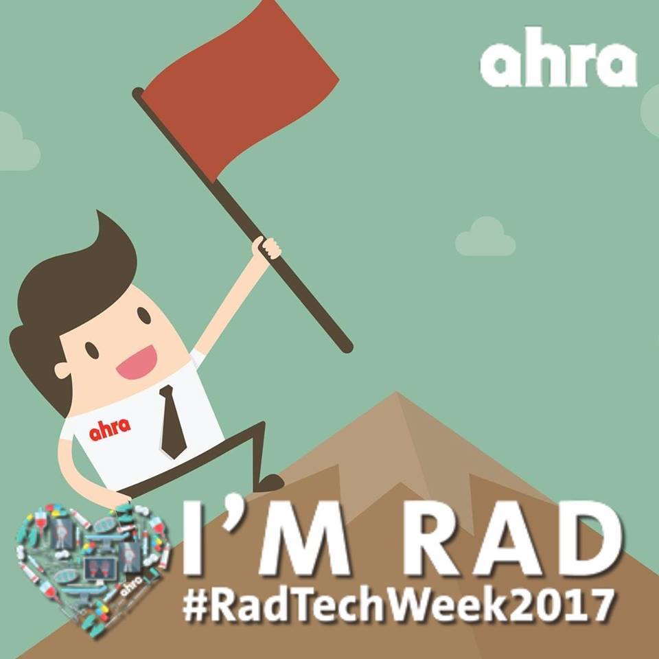 ahraonline's tweet photo. Celebrating #NRTW? Use one of our Facebook filters to let people know you're rad! https://t.co/BrO50ATW96 #Radiology #RadTechWeek2017 https://t.co/fU5tHHVHs2