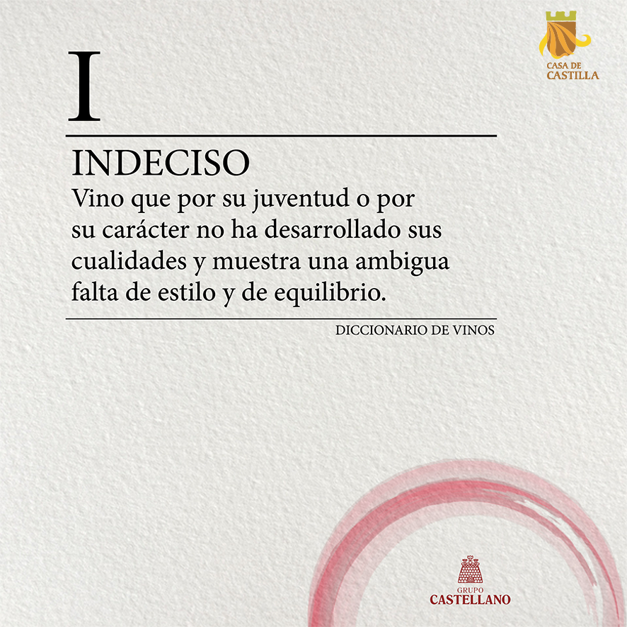 Ser indeciso también aplica para el #vino #GrupoCastellano