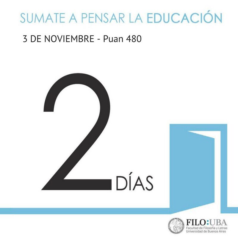 Depto Educación FFyL tweet media