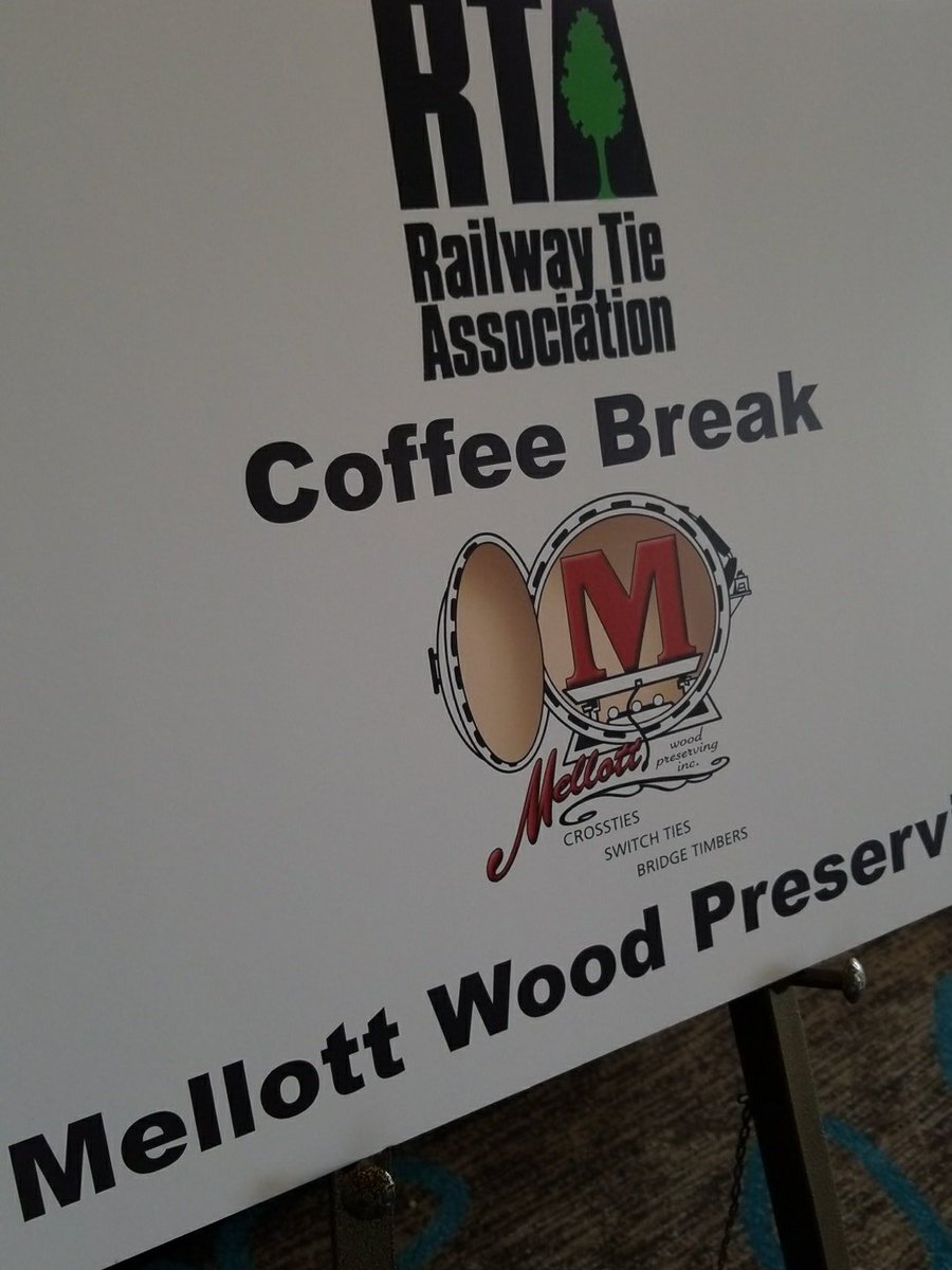 RTAHQ's tweet photo. So far, so GREAT! Informative procurement &amp; QC sessions. Mellott Wood Preserving provided our mid-morning #caffeinejolt at #rta2017 https://t.co/O1HCrs76Wt