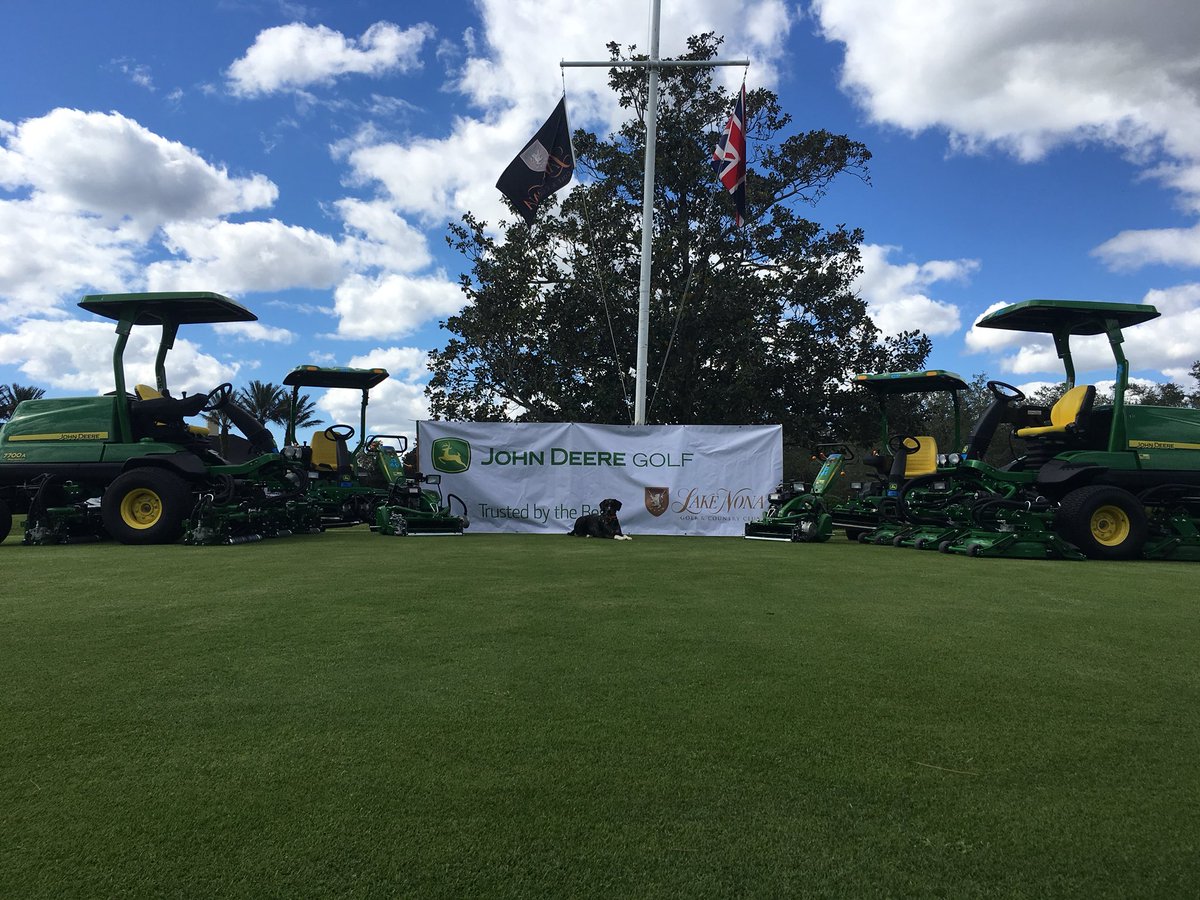 theclymer's tweet photo. We are proud to announce our partnership with @BeardEquip and @JohnDeere Golf. We look forward to many years of support and service! https://t.co/06LdwnjCgw