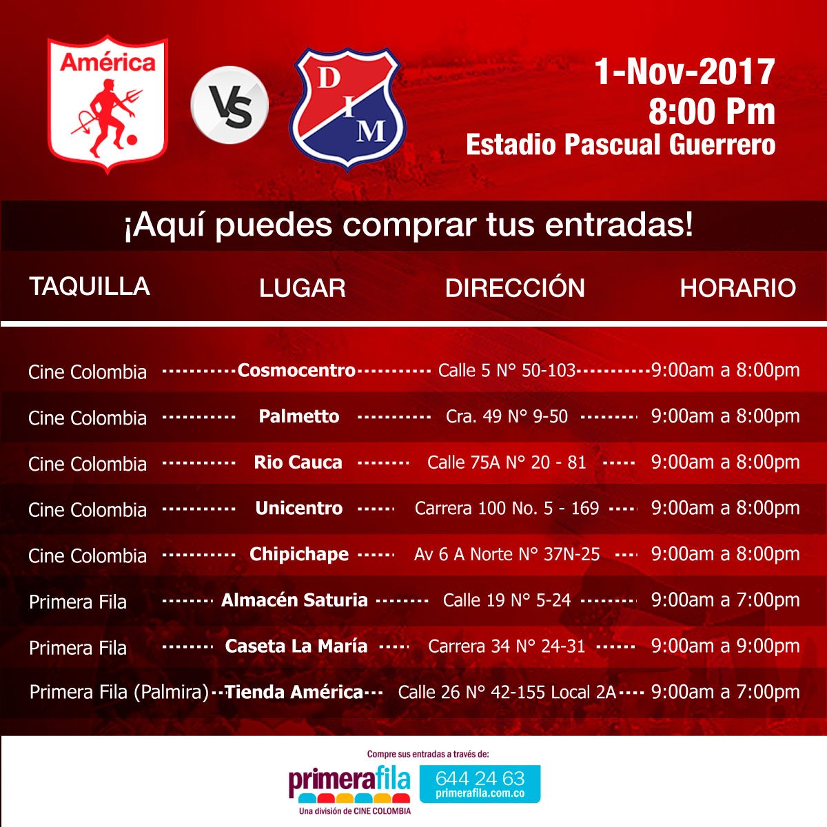 PrimeraFila_Co's tweet photo. Una pasión que nos mueve a todos. Recuerda que puedes comprar tus boletas con anticipación por https://t.co/48vYEV4uaj o Call Center. https://t.co/ITf3vE2I7f
