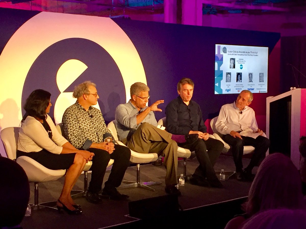 Data transparency panel at #AWNewYork w Abhi Metha, Howard Shimmel, Jonathan Steuer